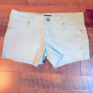 Mint green Polo low rise shorts